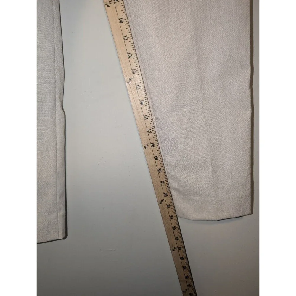 Zara Dress Pants Women's High Waisted Tan Size US 4 W/ 2 Pockets New With Tags - Picture 6 of 12